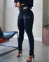 Women's Casual Camouflage Waist Tie Leggings